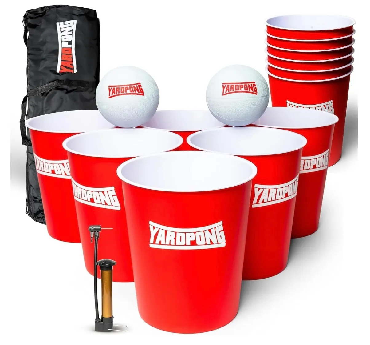 Giant Yard Pong + Basketball