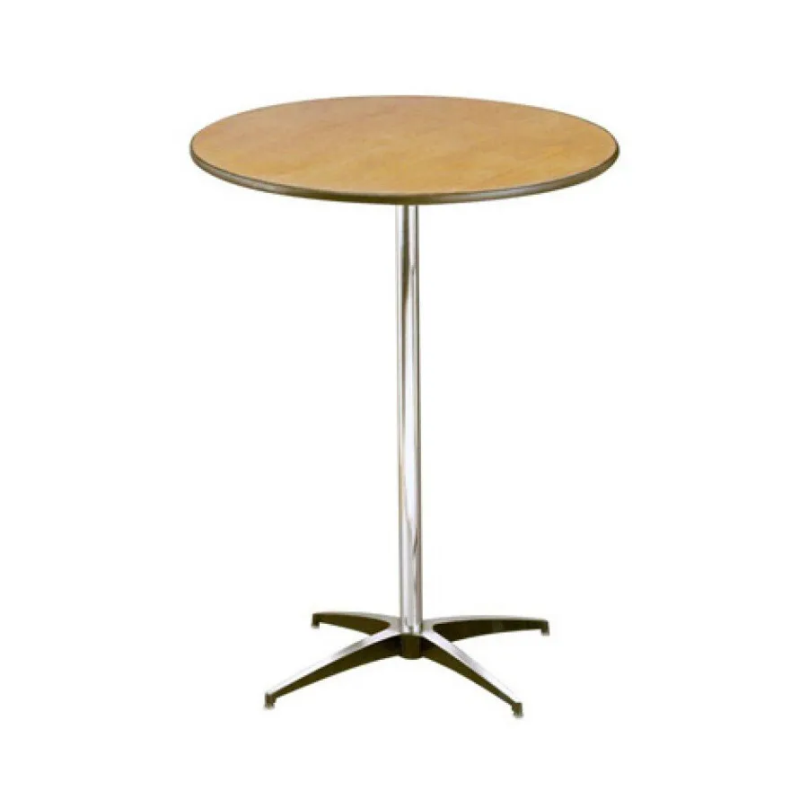 30 inch width high top cocktail table
