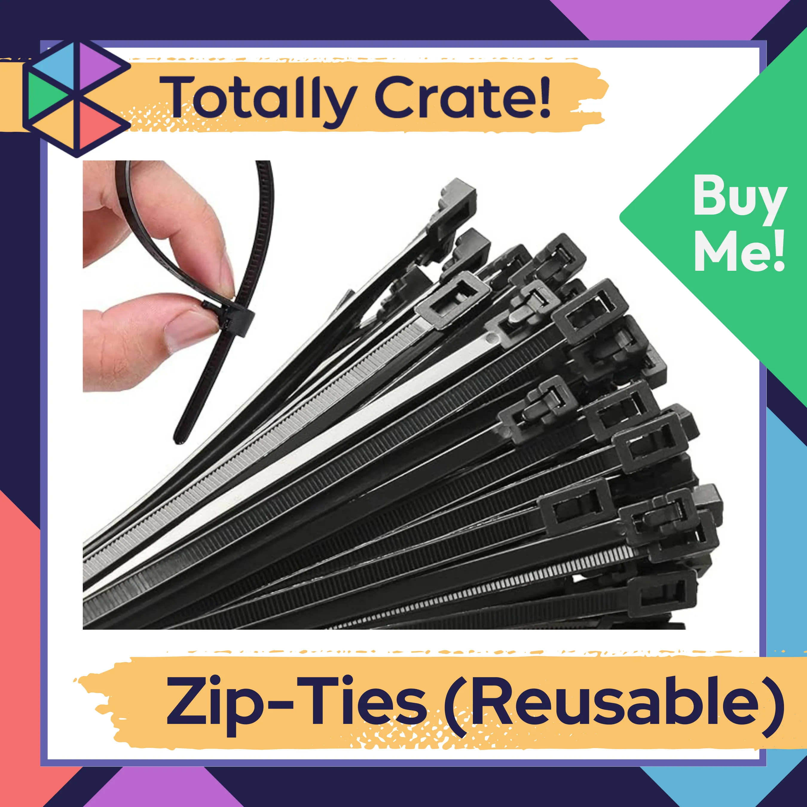 Reusable Zip Ties for Sale