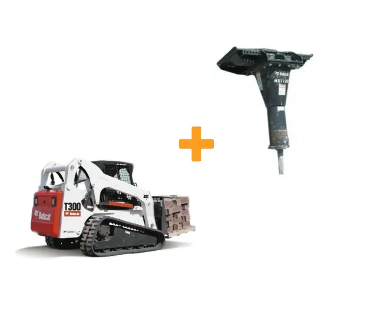 Skid Steer & Hydraulic Hammer