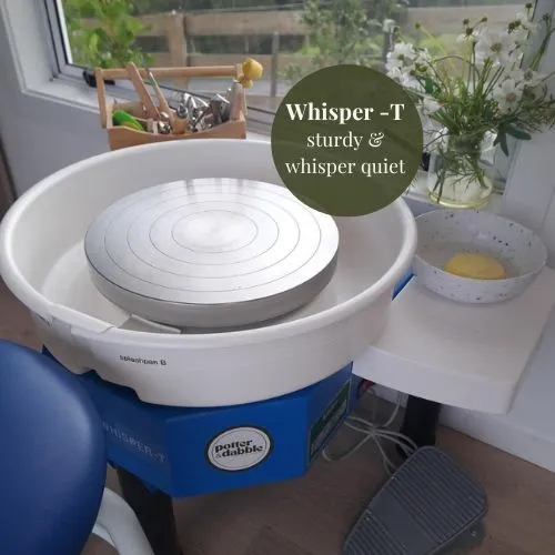 Rent: Nidec Shimpo WHISPER-T Pottery Wheel & Stool