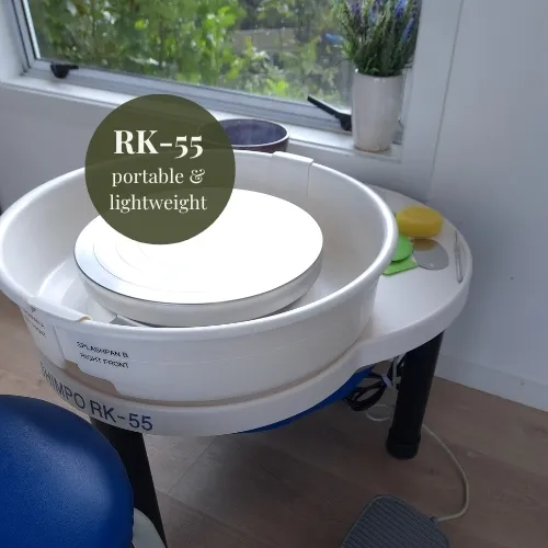 Rent: Nidec Shimpo RK-55 Pottery Wheel & Stool