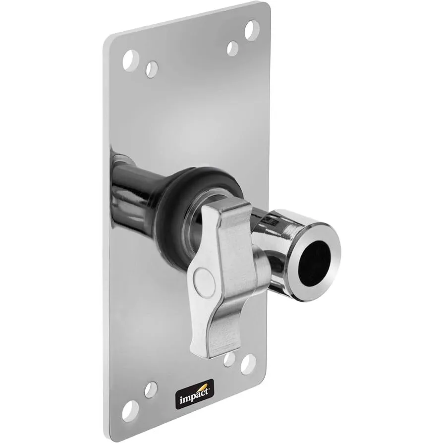 Impact Wall Plate Baby Receiver 5/8” (Silver)