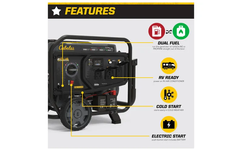Cabelas 11,250 Watt Generator