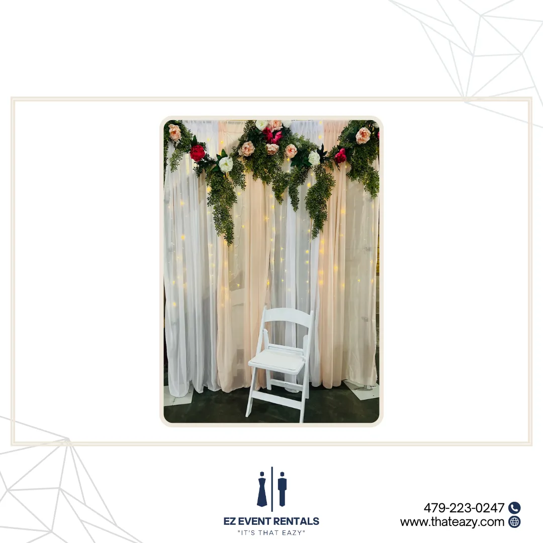 Luxury Resin Folding Chair (White)