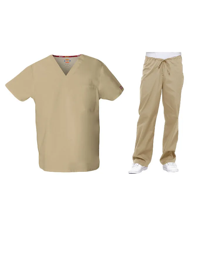 Tan Dickie Scrub set