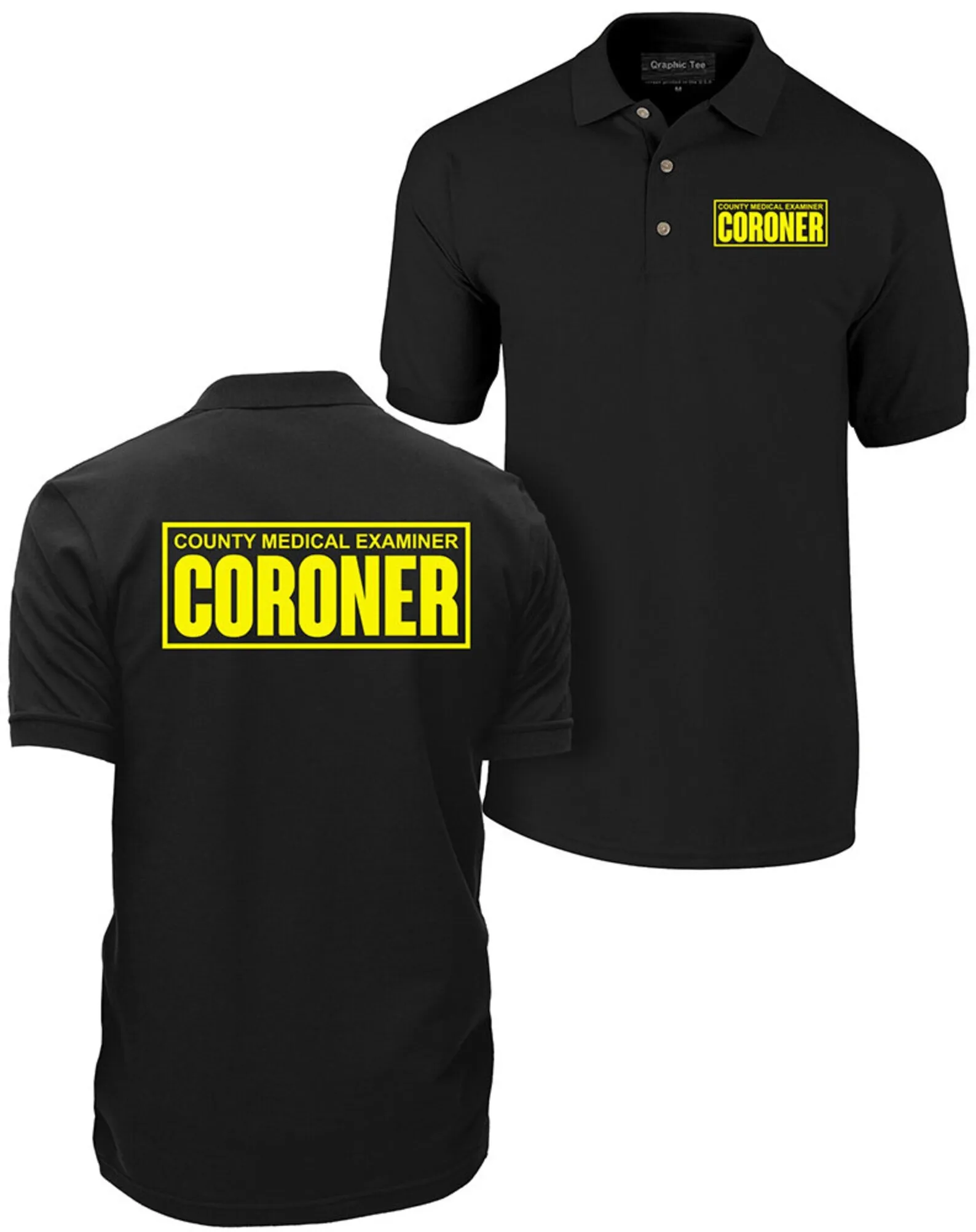  Coroner Polo Shirt, Coroner Shirt