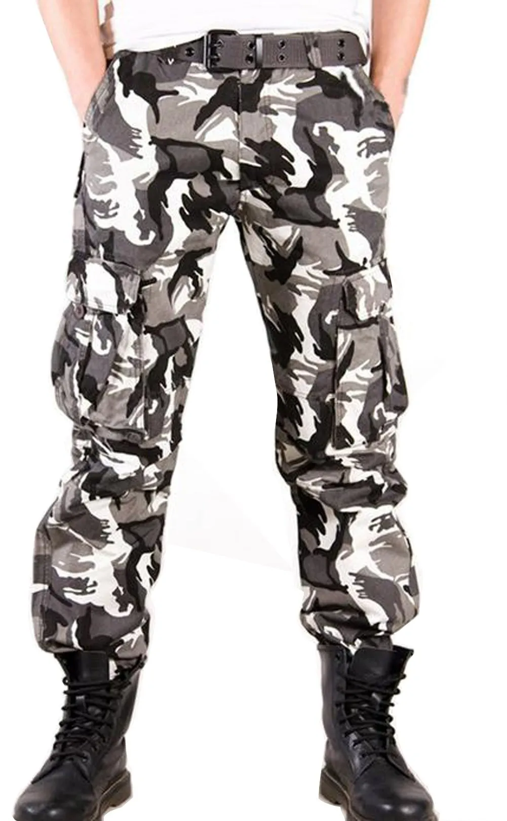 TONWHAR Cotton Casual Military Army Camo Pants