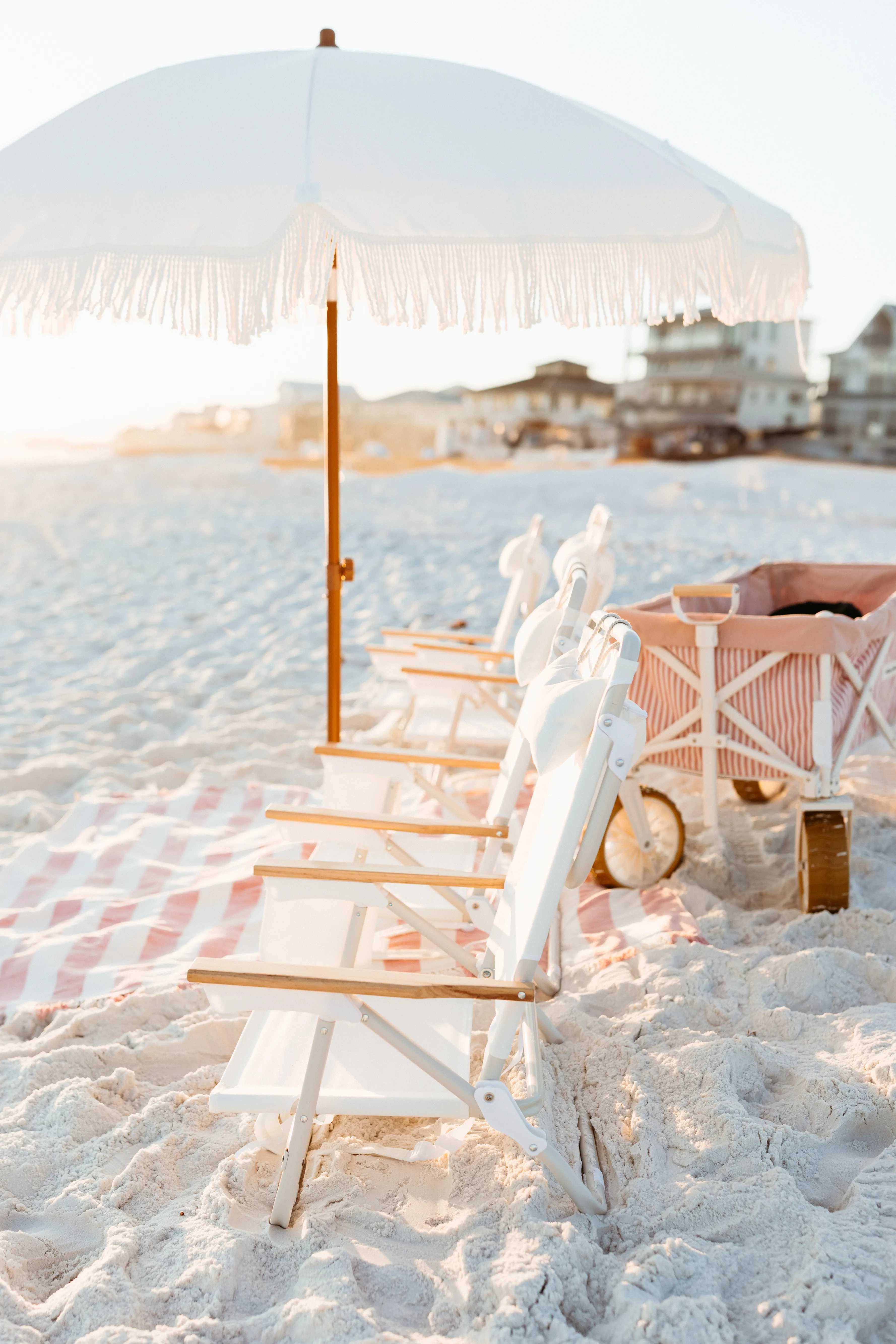 White Backpack Chair 
