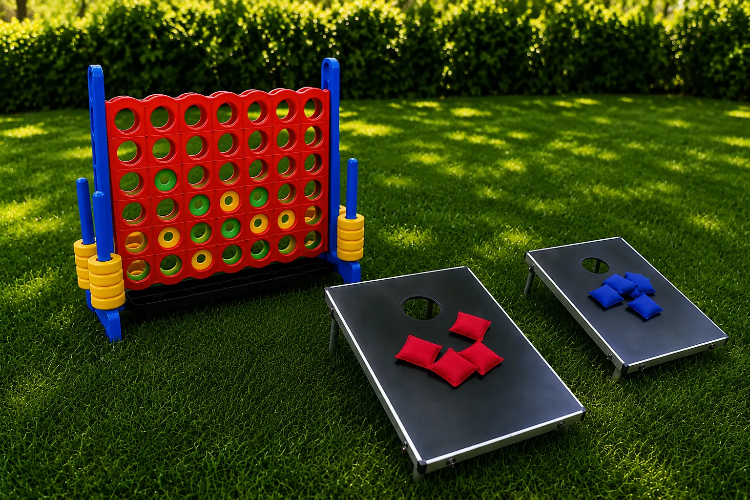 2 Game Bundle- Cornhole/4 in Row