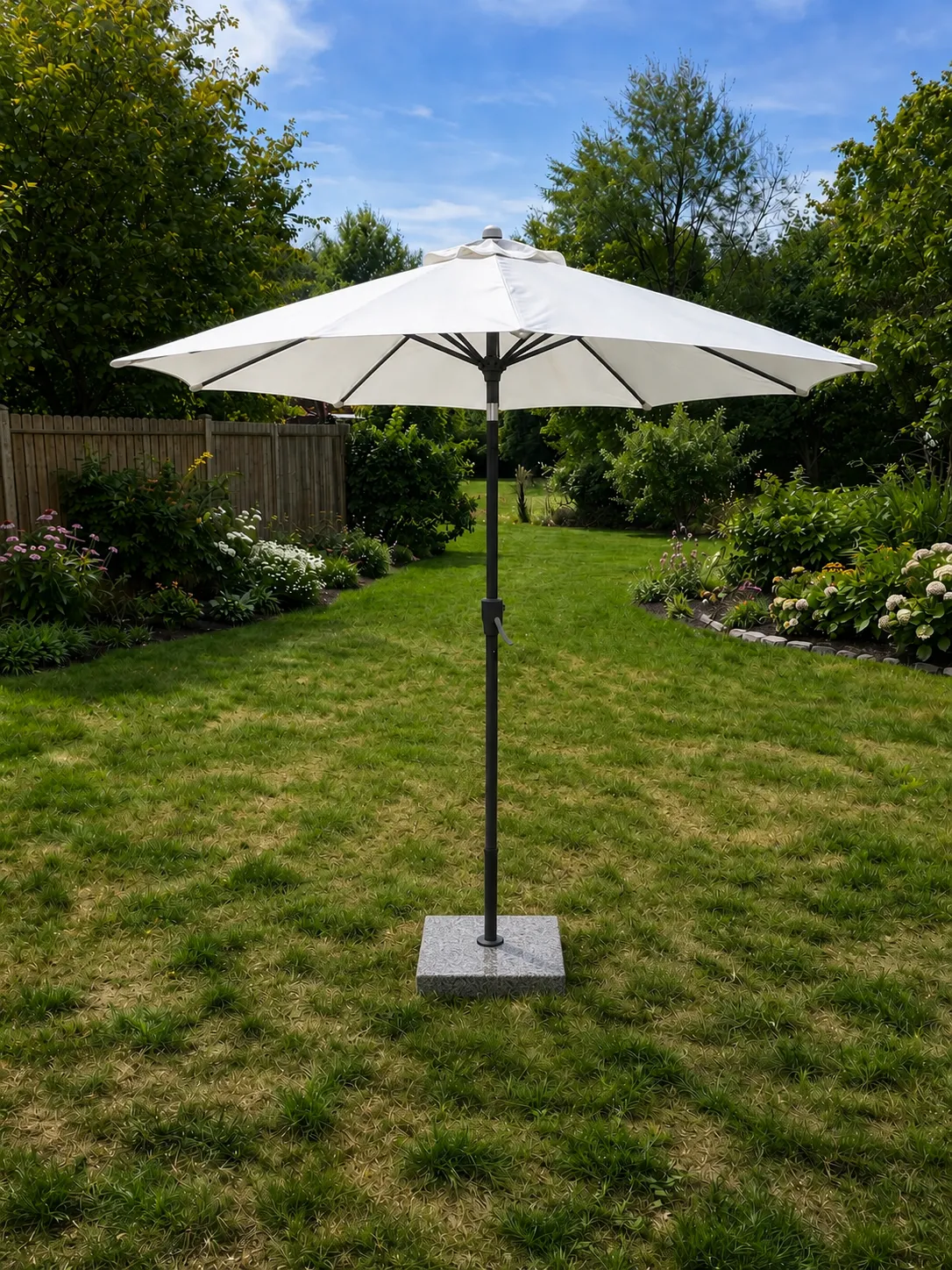 Ivory 10 foot Umbrella  