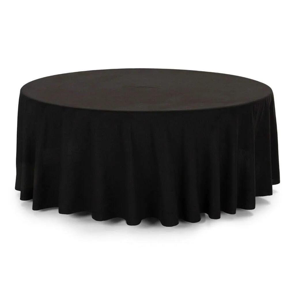 Black Round Tablecloth (Free Add-On)