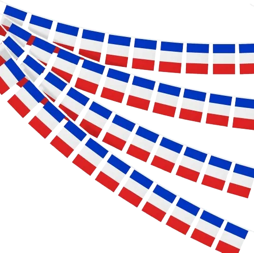 Guirlande de Drapeaux français