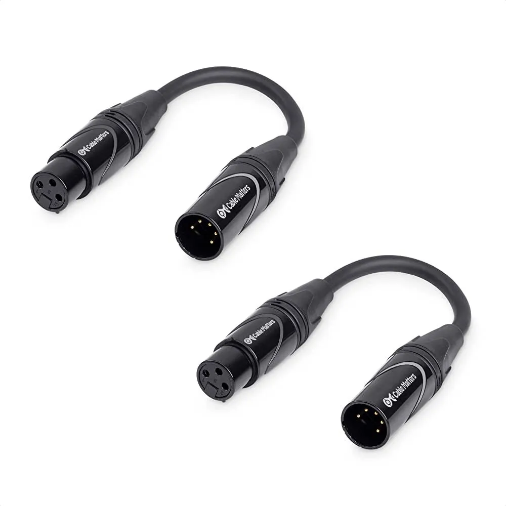 5 to 3 pin DMX adaptor