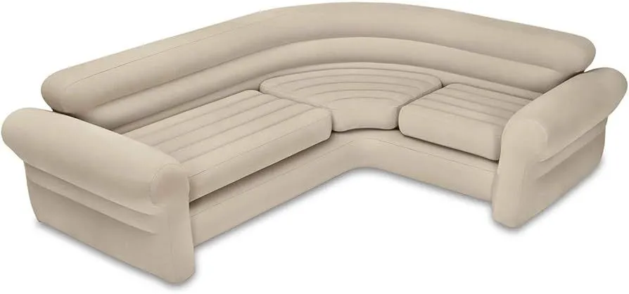 Inflatable Corner Living Room Neutral Sectional Sofa