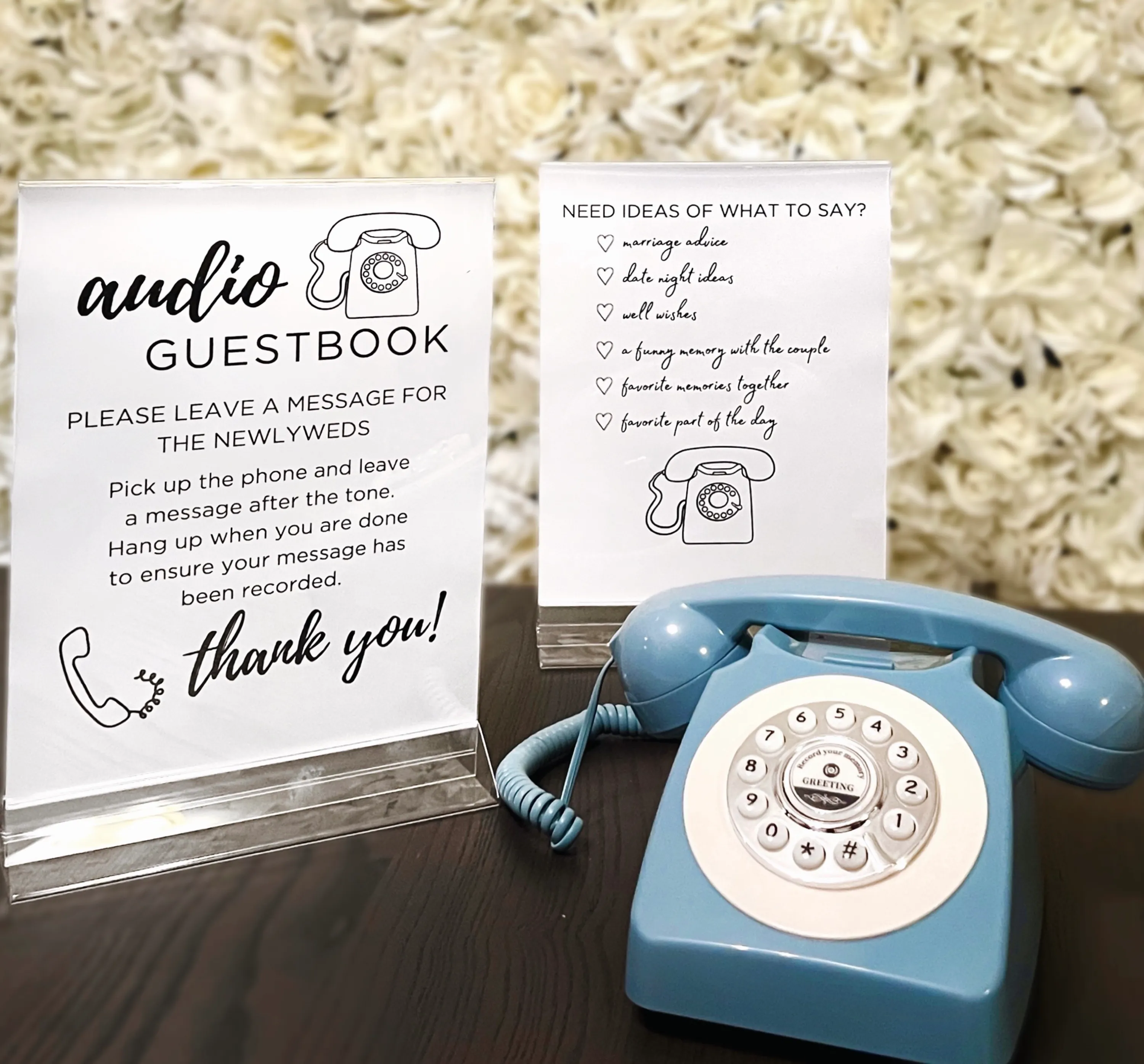 Audio Guest Book Phone