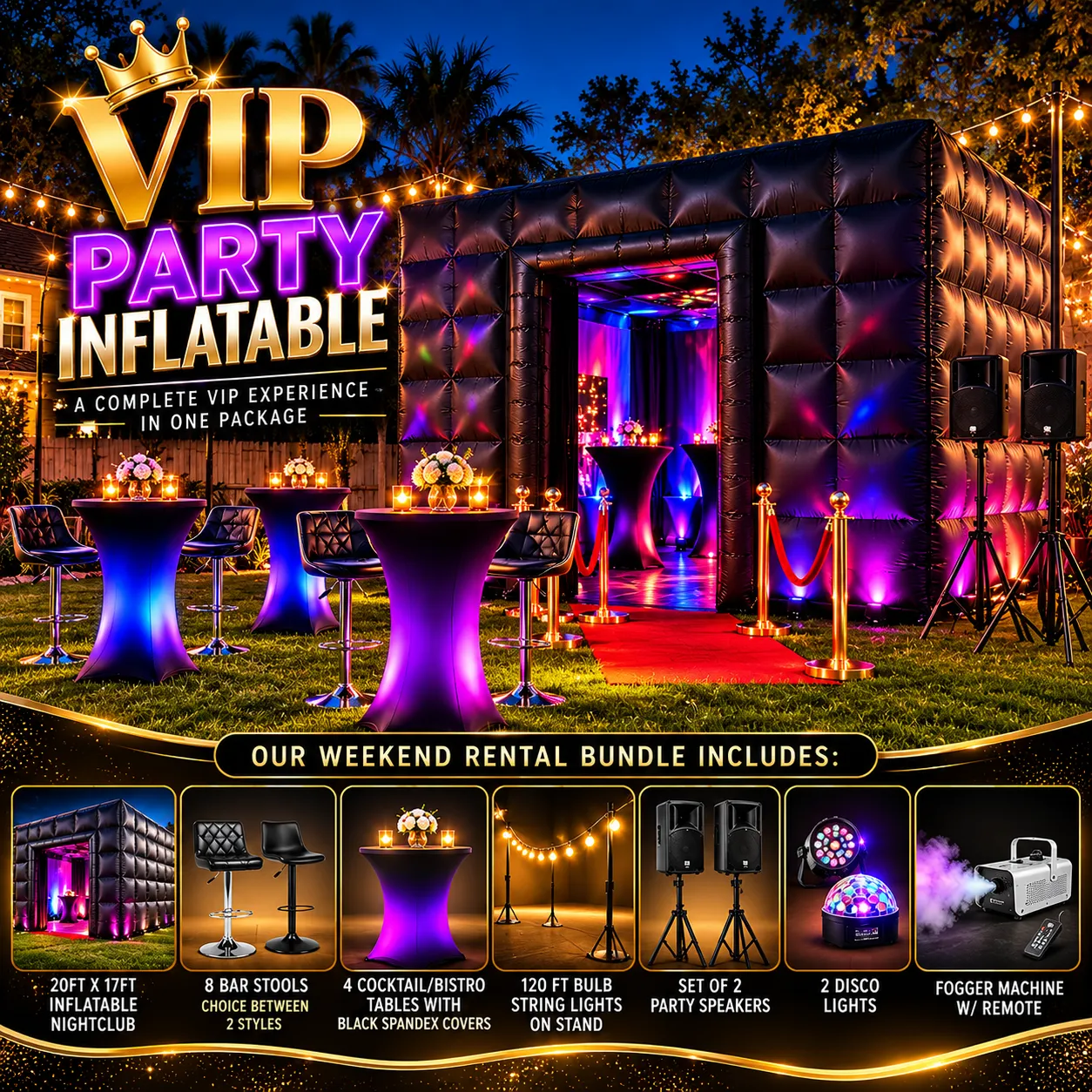 VIP Party Club House Bundle