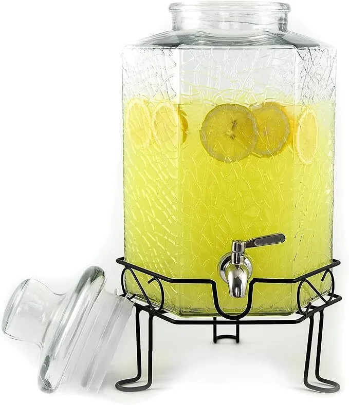 Glass Beverage Dispenser, 2.5 Gallons