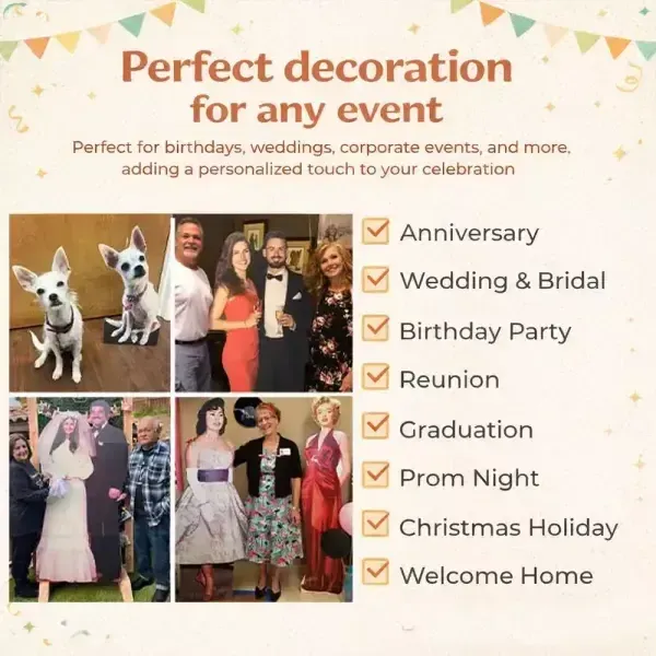 Custom Photo Standee (Cardboard Cutout) - Call for Quote