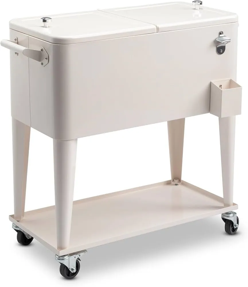 80 Quart Rolling Ice Chest/Cooler