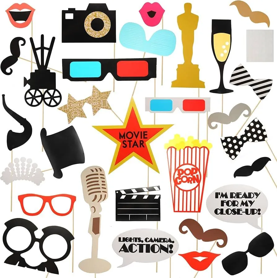 Themed Photo Booth Props
