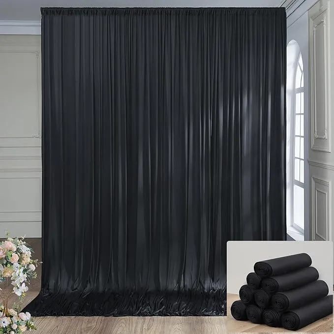 Black Curtains, 5ft x 14ft Panel