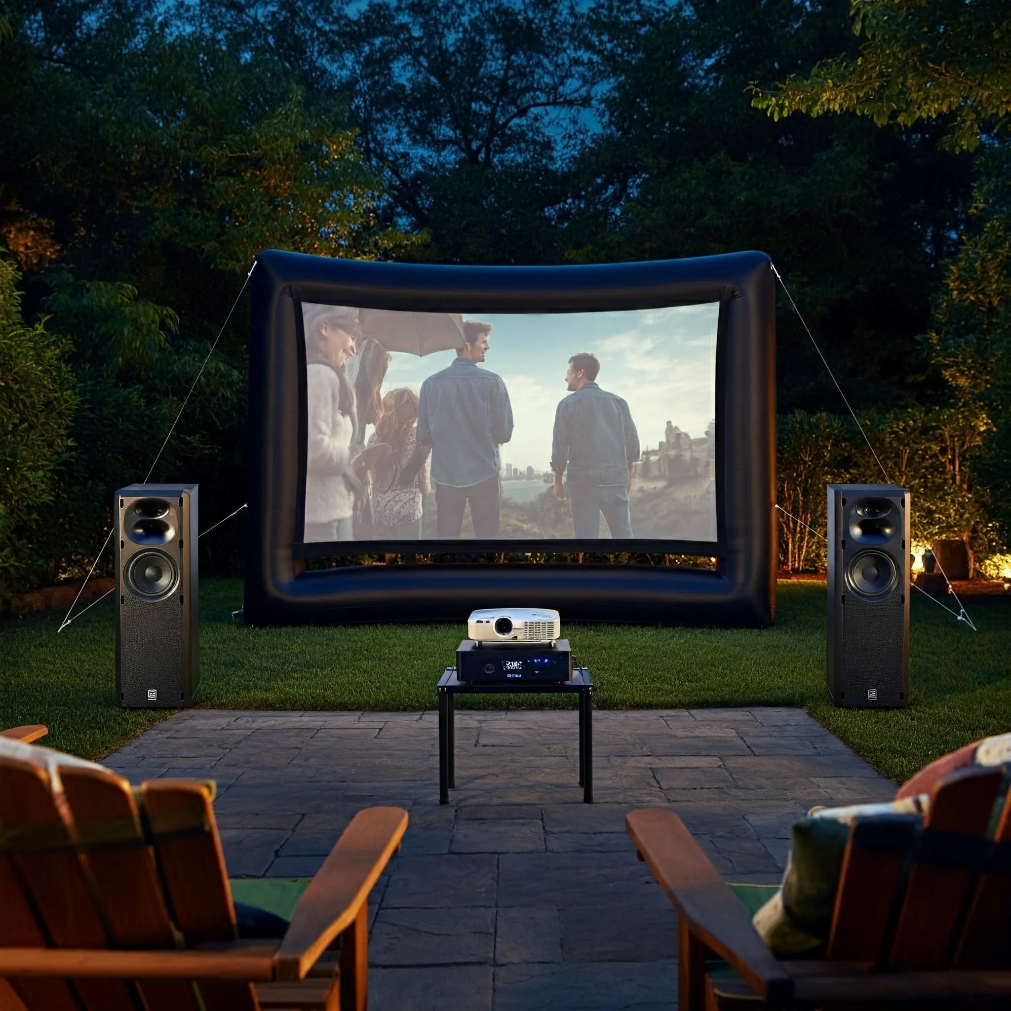 Outdoor Inflatable Projector screen, 16ft