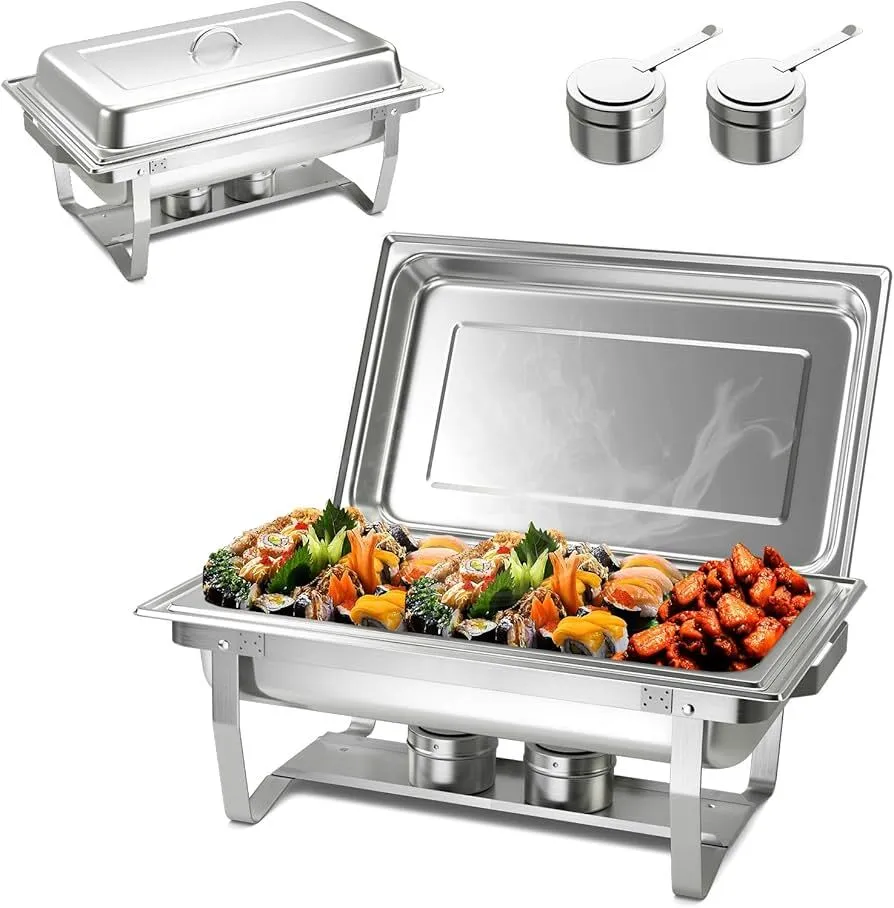 Chafing Dish Buffet - 8qt Full Pan Capacity
