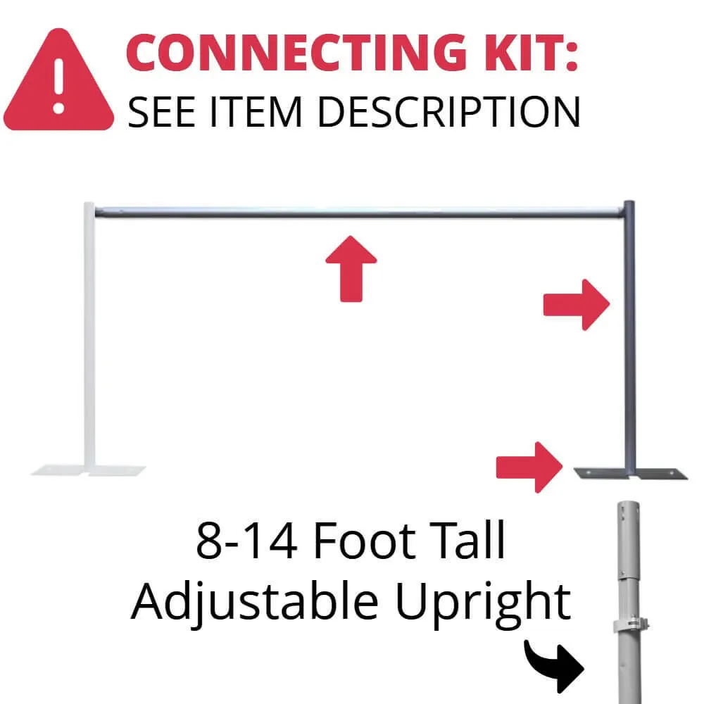 14 ft Adjustable Backdrop Stand