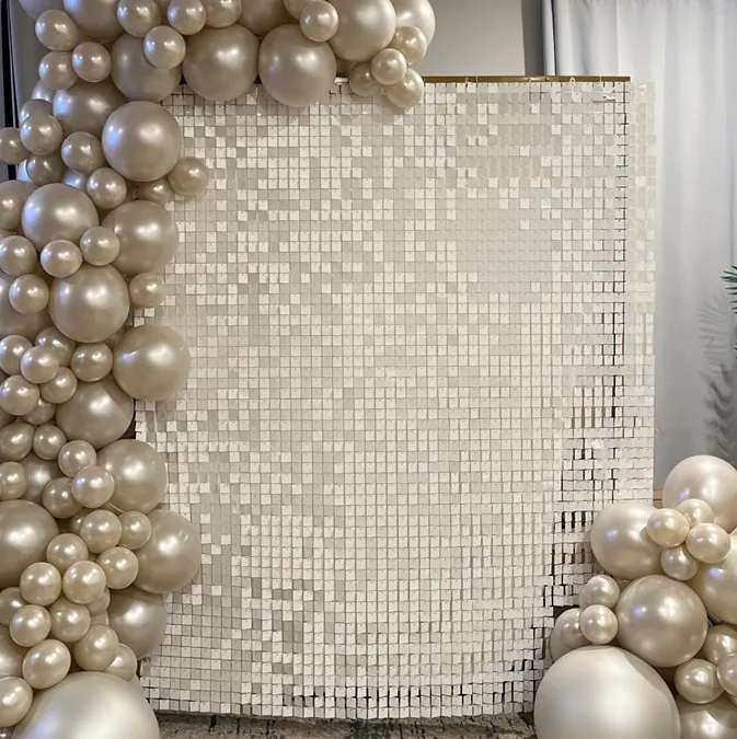 Gold Shimmer Wall Backdrop