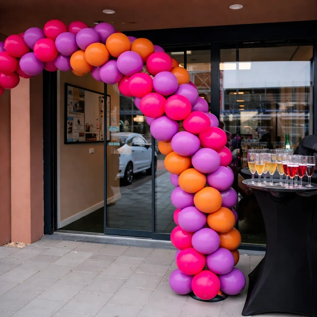 Traditionele Ballonnenboog (ca. 2.5 bij 2.5m)