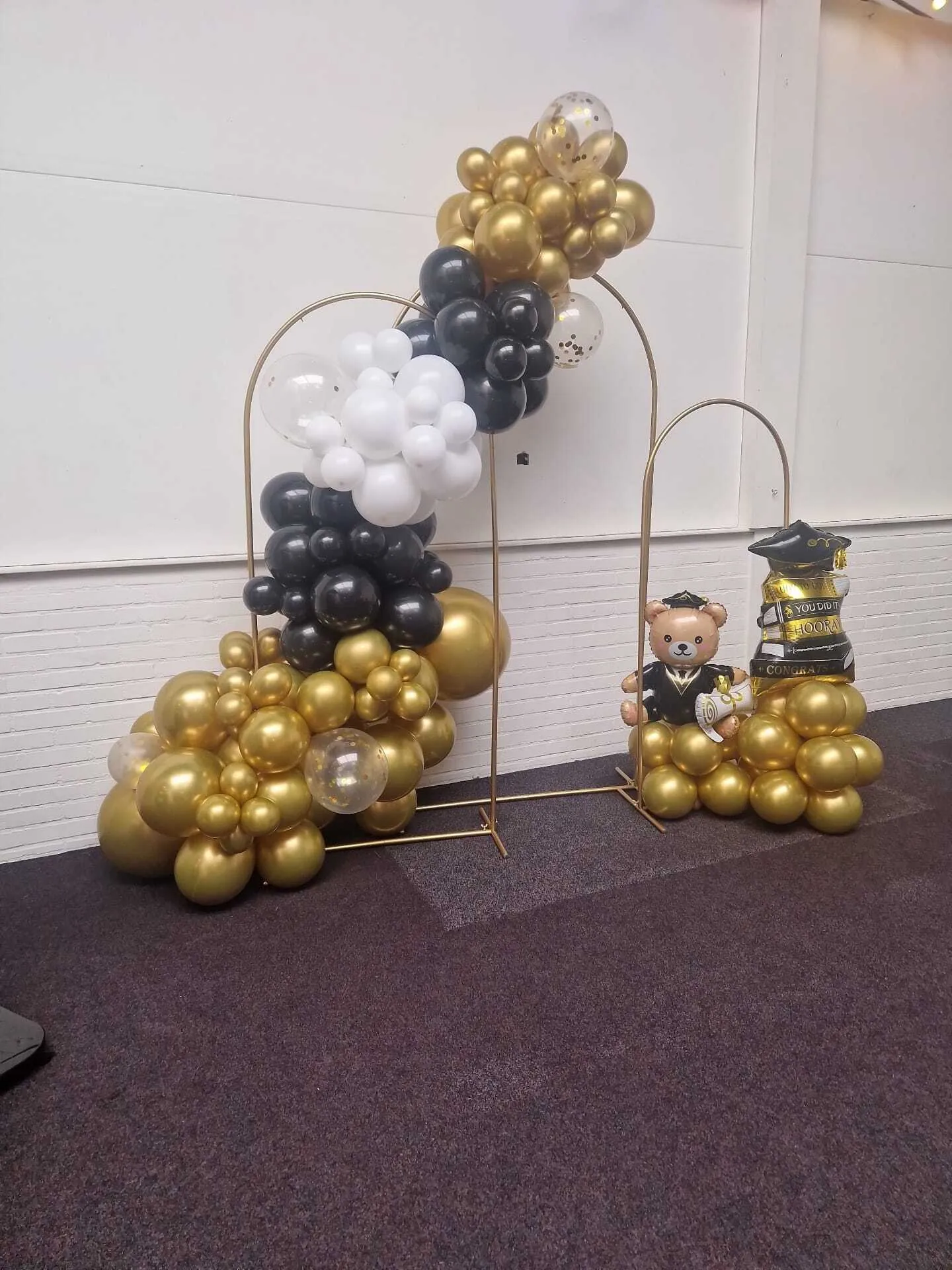 Backdrop Gouden Bogen Set (3 stuks)