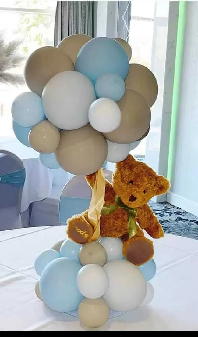 Luchtballon klein incl knuffel (huur)