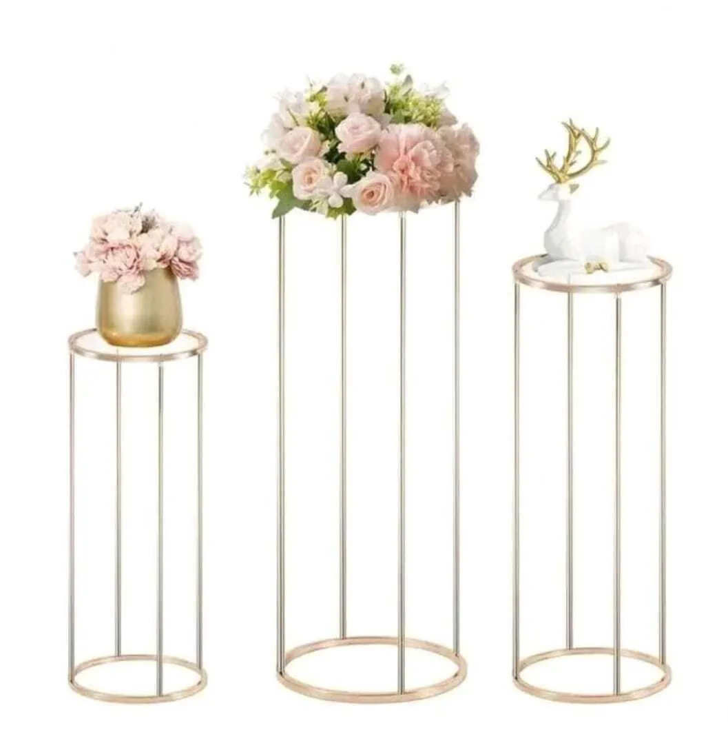 Gouden Zuilen Set - 3 stuks