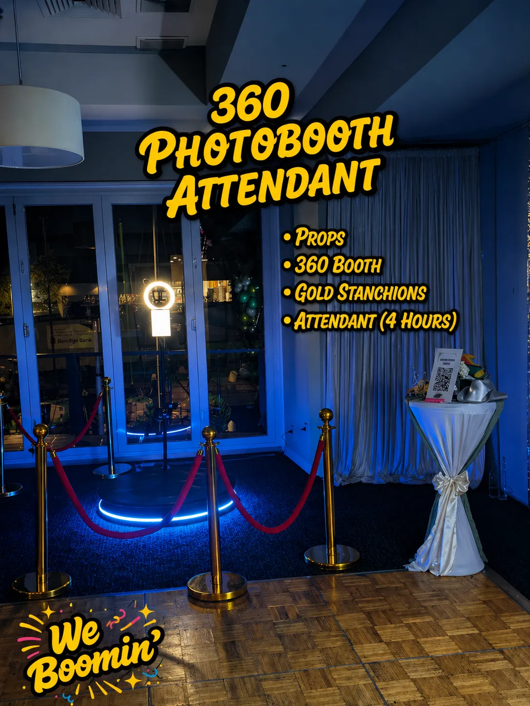 4 Hour Attended Photobooth