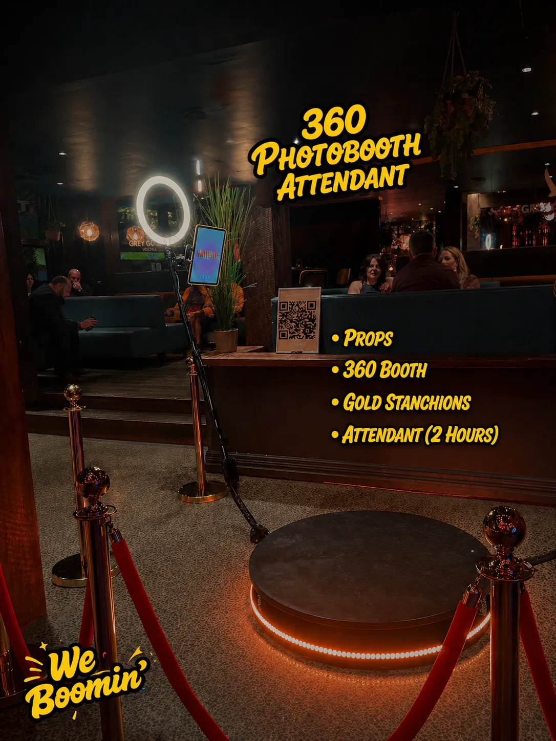 2 Hour Attended Photobooth