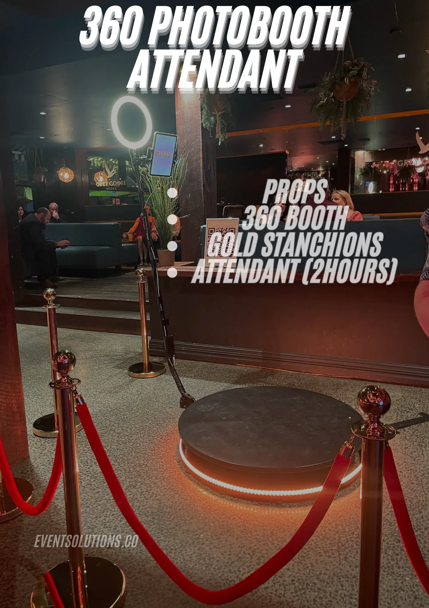 2 Hour Attended Photobooth