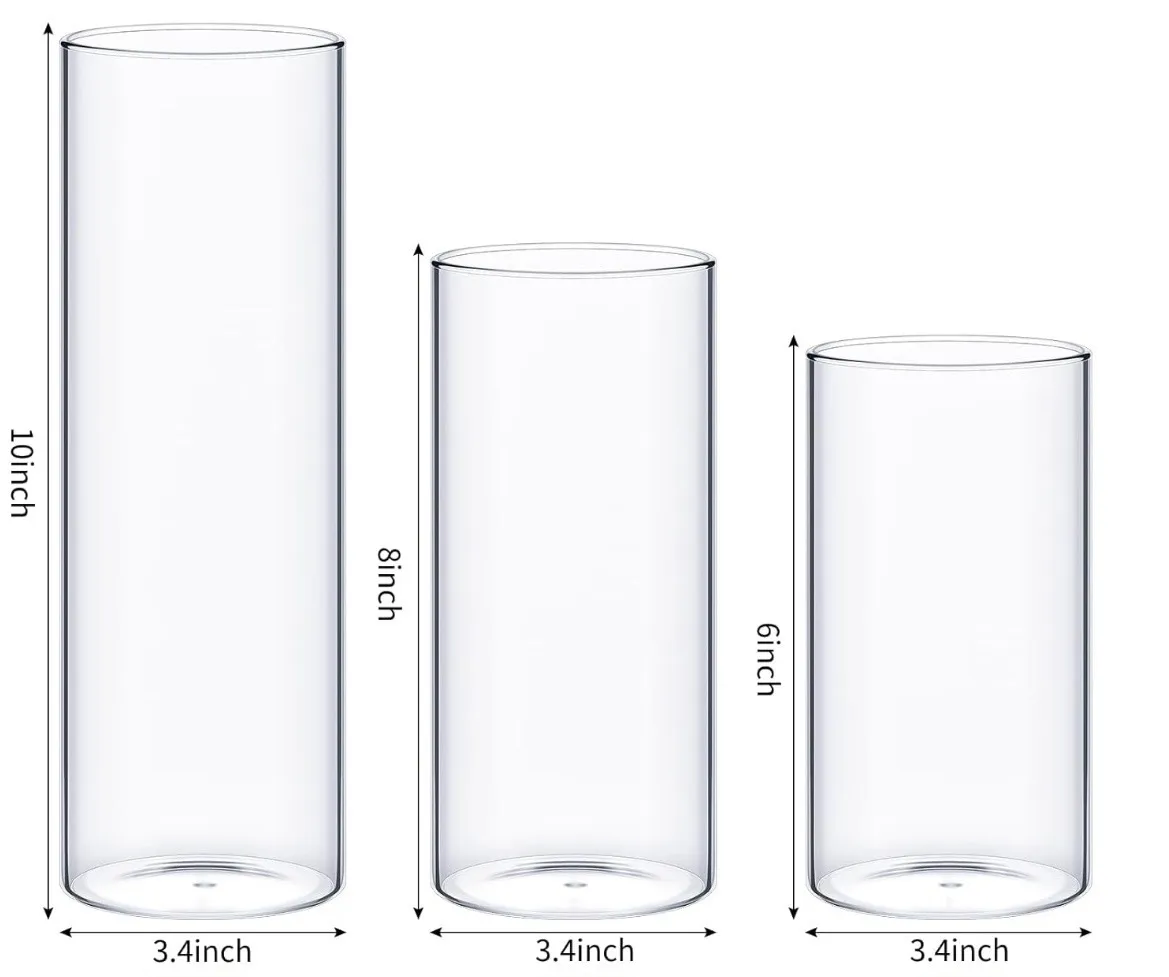 Glass Cylinder Vases