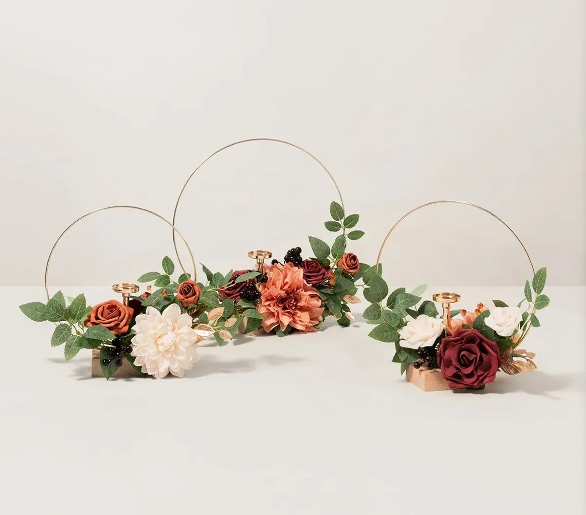 Hoop Centerpiece (Terracotta)