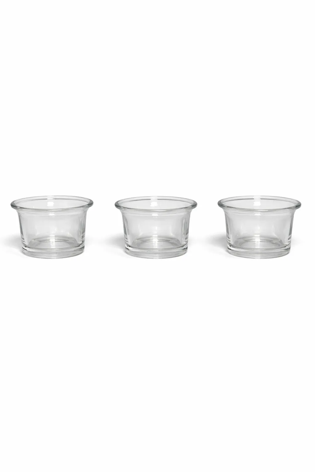 Tealight Candle Holders (Clear) 