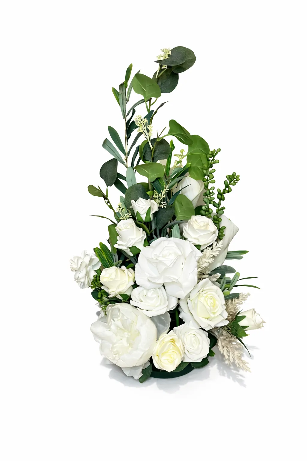 Free Standing Floral Arrangement (Ivory/White)