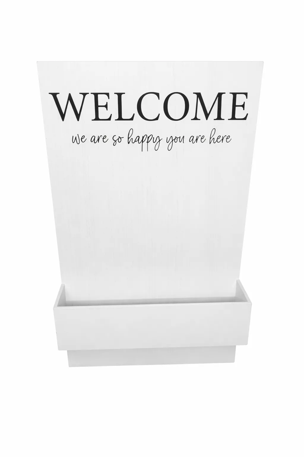 Flower Box Welcome Sign