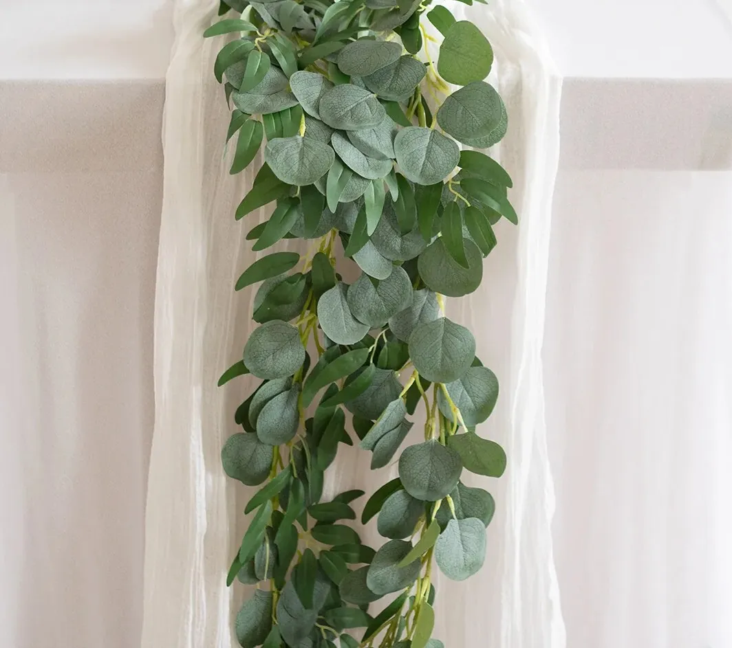 6 Ft Eucalyptus/Willow Leaf Garland
