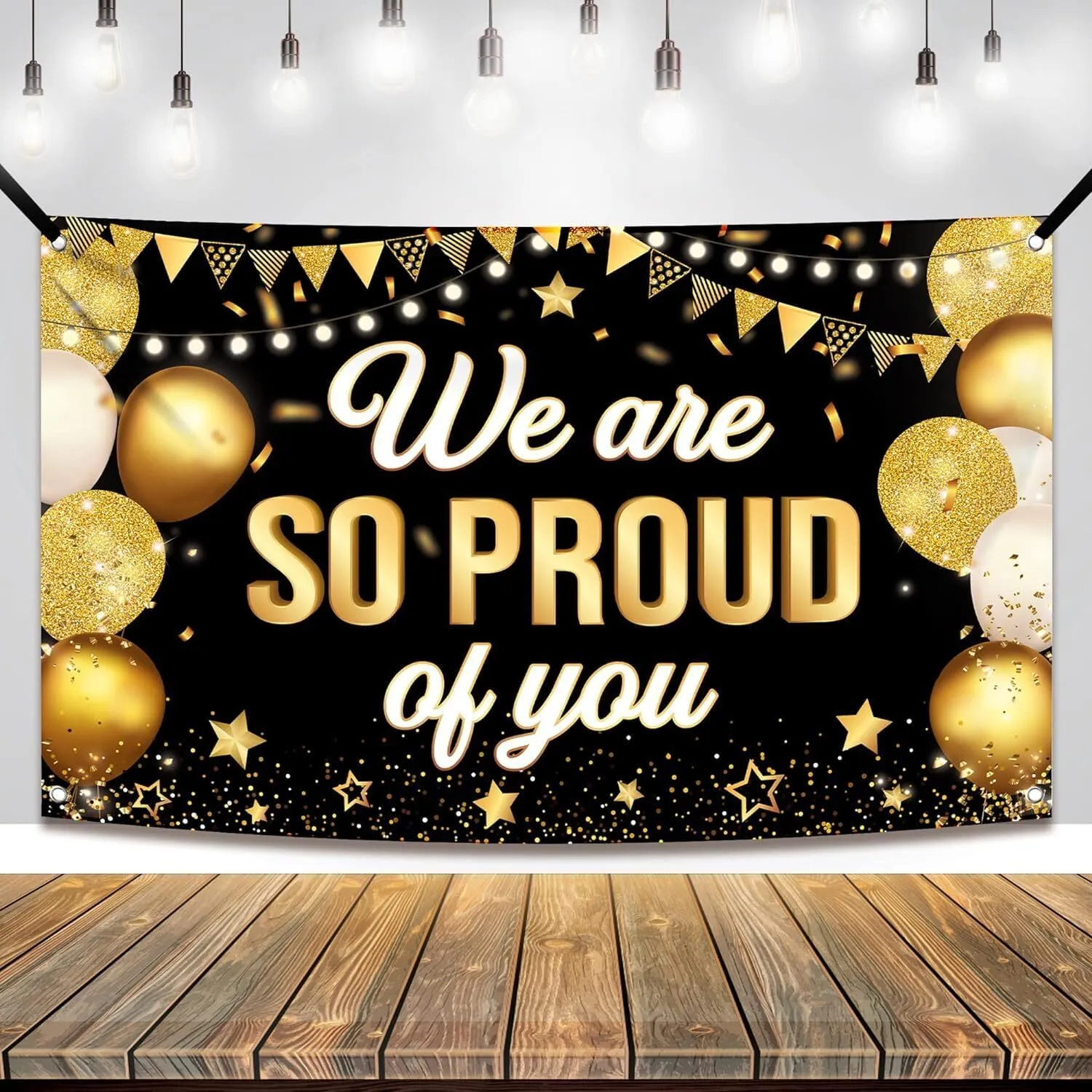 We Are So Proud of You Banner (6' x 3.6')