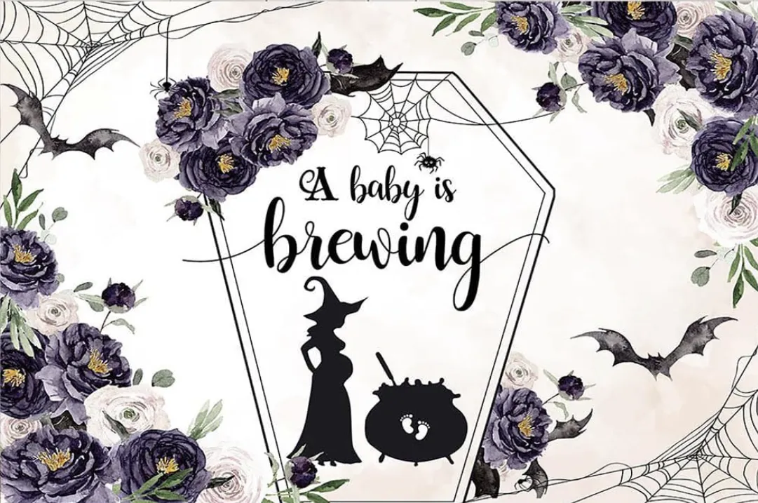 A Baby Is Brewing Backdrop