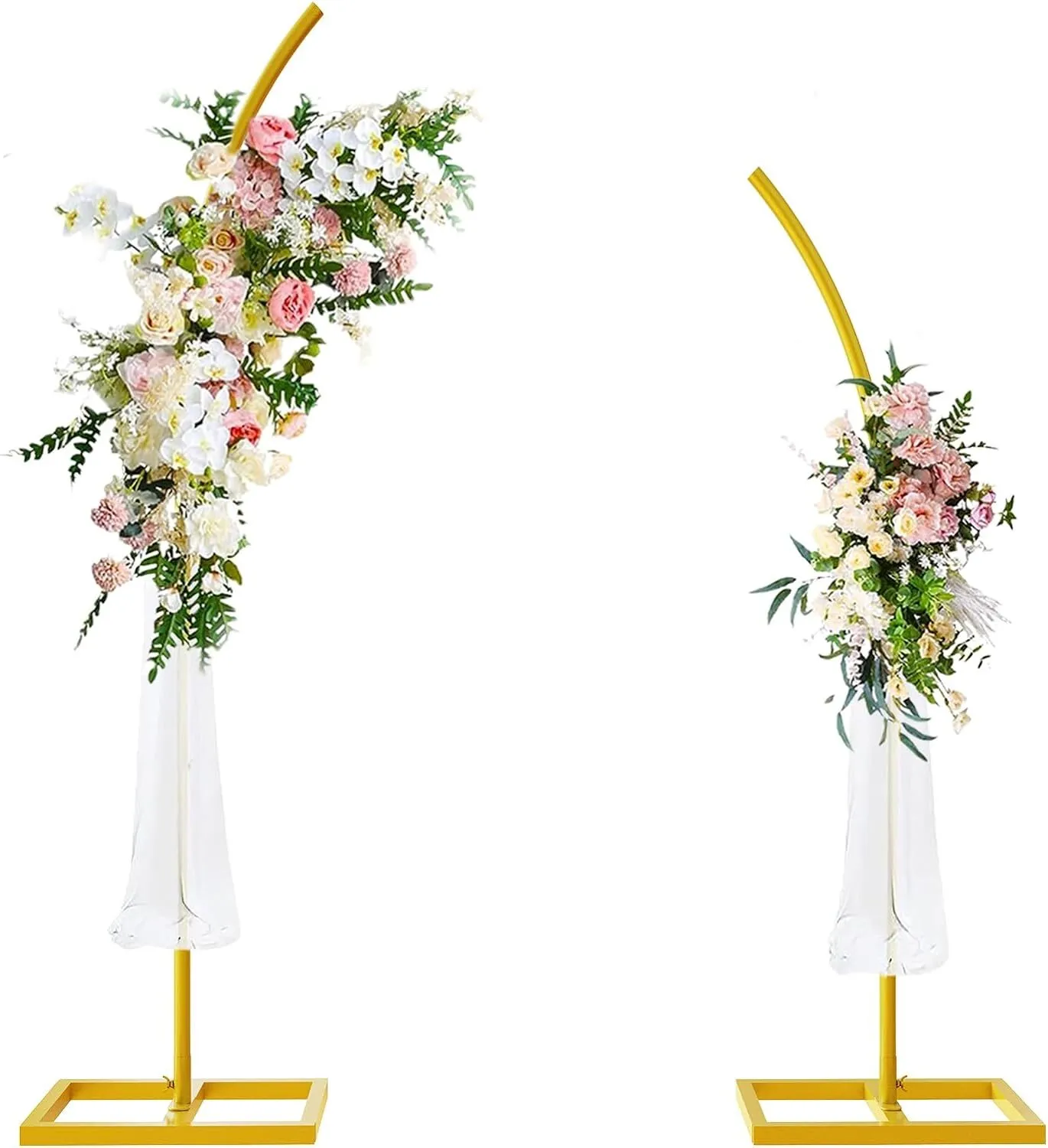 Gold Arch Backdrop Stands 