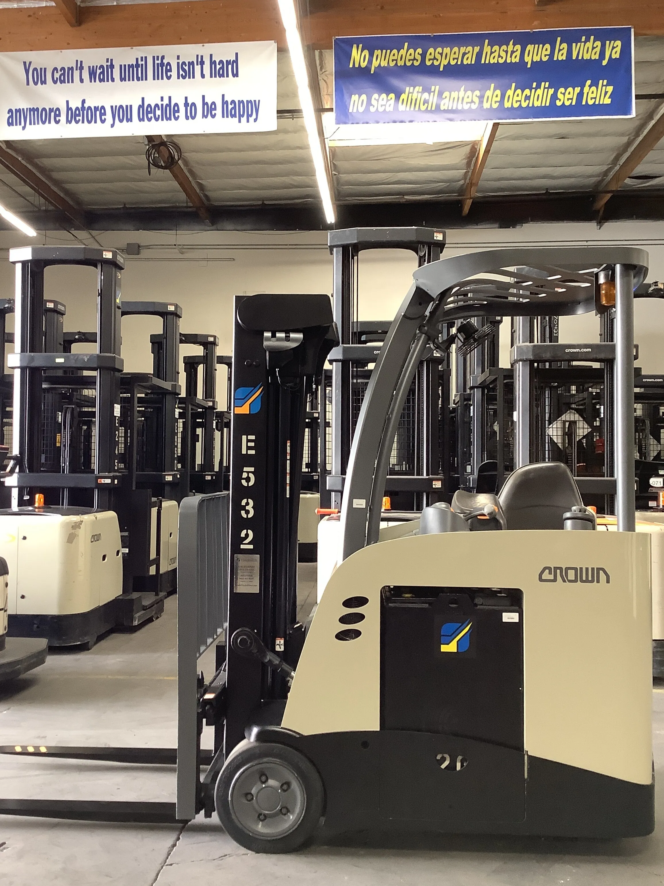 Crown Dock Stocker 190" Lift Height