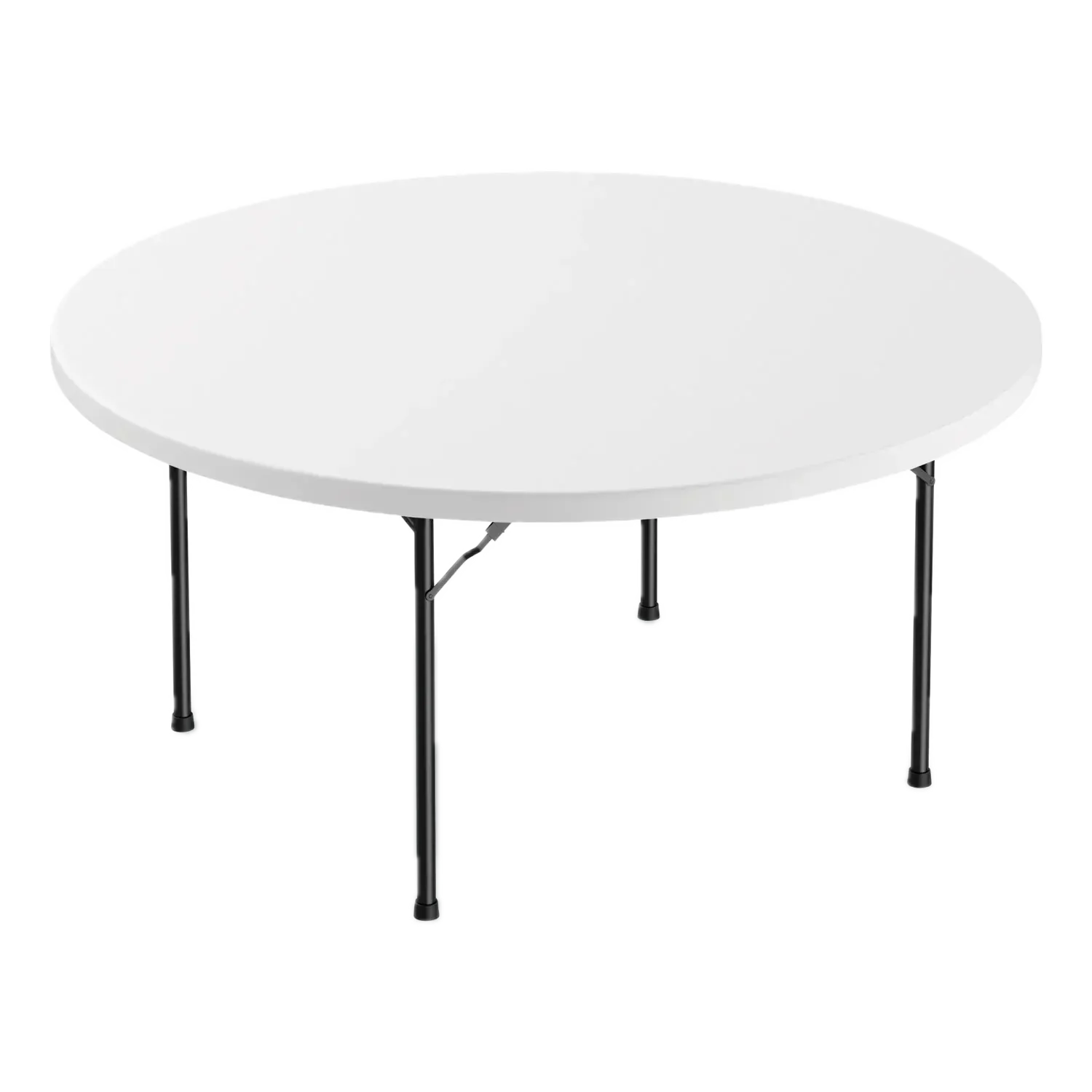 Lysegrå Runde Klappbord 160 cm