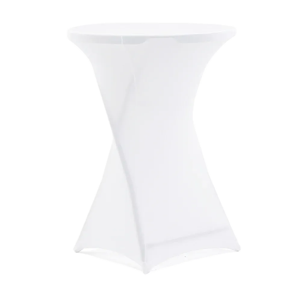 Hvit Stretchduk Til Cocktailbord/Ståbord