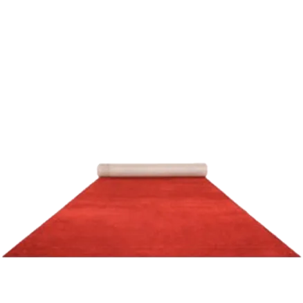 Rød løper 1.3m x 10m